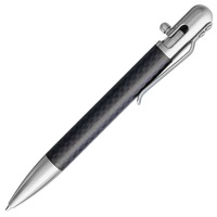 Bastion EDC Bolt Action Tactical Pen | Carbon Fiber, Mirror Polished, BSTN224