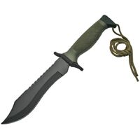 Rite Edge Jungle Commando Combat Survival Knife | Sawback Recurve Blade CN211138