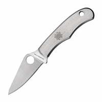 Spyderco Bug Folding Knife | Super Small 2 7/8" Overall, 3Cr13 Stainless Steel, YSC133P