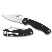 Spyderco Para-Military 2 Black Folding Knife | 8.2" Overall, CPM S30V Stainless Steel, YSC81GP2