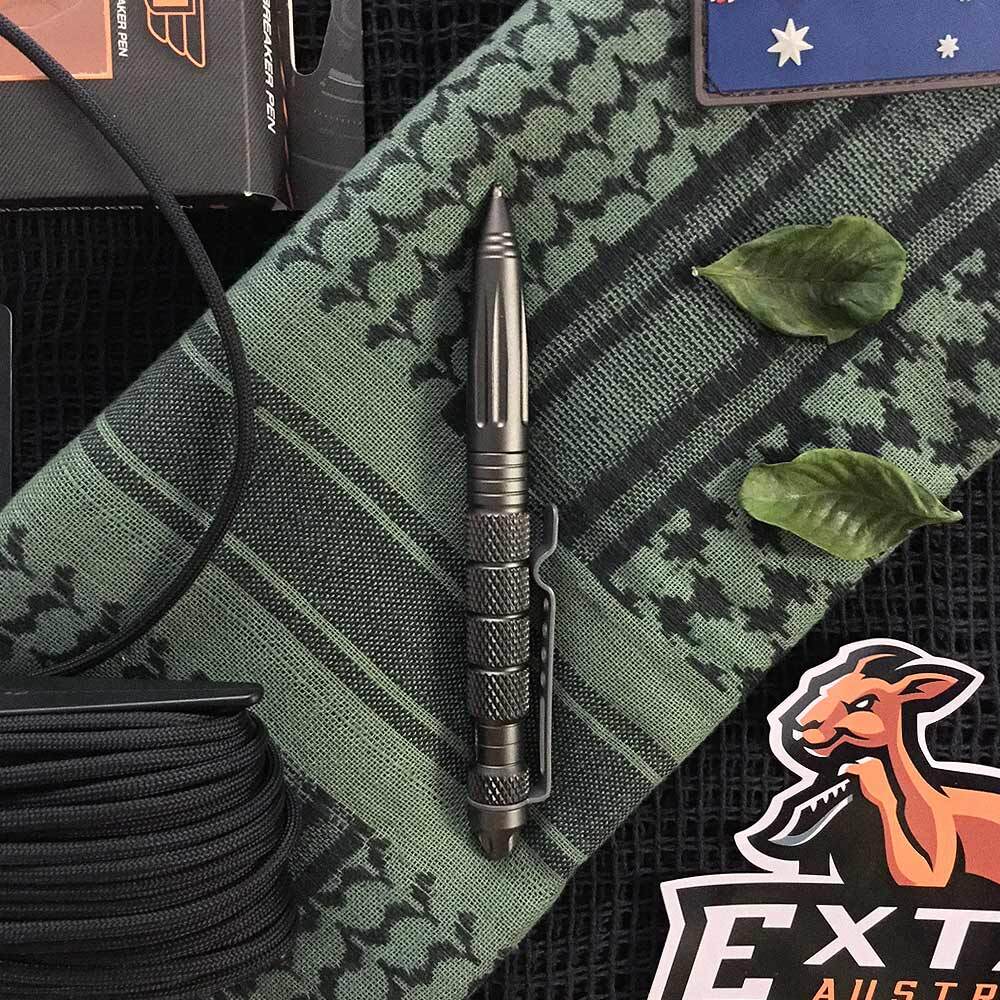 Self Defence Tactical Pen Glass Breaker DNA Catcher Survival Emergency Tool AU 