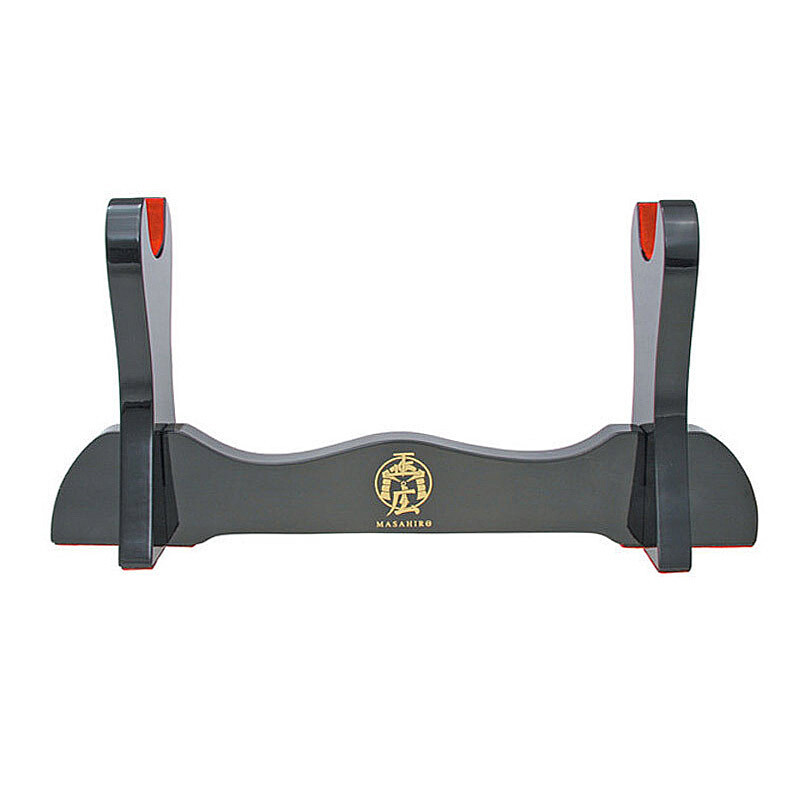 Japanese Single Sword Stand Extac Australia Japanese Single Wooden Sword Stand Black Lacquer Finish M3240