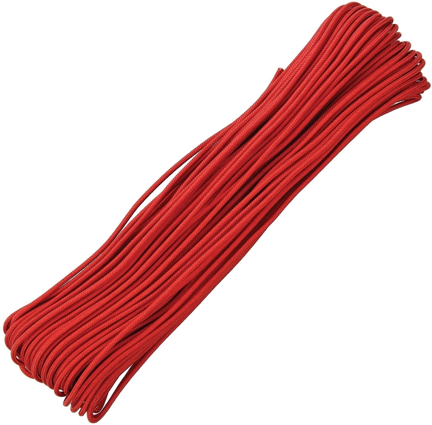 Extac Australia- Atwood Rope MFG 3/ 32 Paracord Red 100ft RG1157