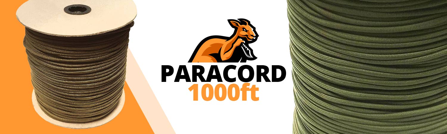 1000 Ft Paracord - Heavy Duty Paracord 1000Ft at High Tensile Strength