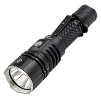 Acebeam L16 LED Flashlight - Micro-USB Rechargeable | Black, 2000 Max Lumens, 603m Beam Distance