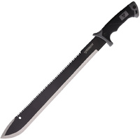 United Cutlery Bushmaster Machete 24in Sawback Stainless Blade