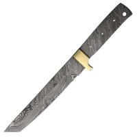 KnifeMaking Damascus Tanto Knife Blade