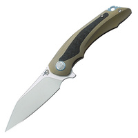 Bestech Pterodactyl Folding Knife | 8.4" Overall, CPM S35VN Steel, Titanium Handle, BT1801C