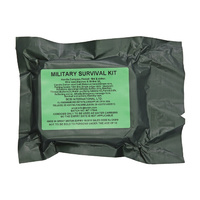 BCB International Military Survival Kit | 22 Items, Water Resistant Tin, BUS019