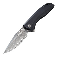 Civivi Baklash Linerlock Folding Knife | Damascus Steel, G10 Handle, CIVC801DS