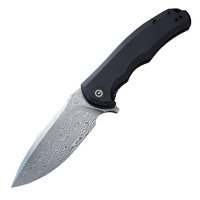 Civivi Praxis Linerlock Folding Knife | Damascus Steel, G10 Handle, CIVC803DS