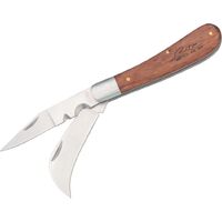 Rite Edge Two Blade Electricians Knife | Slipjoint Folding Pocket Knife w/ Wire Stripper CN210595