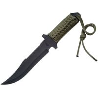 Rite Edge Military Hunter Full Tang Cord-Wrapped Tactical Knife CN210665