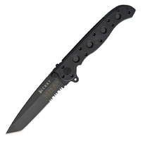 CRKT Black M16 10KZ Tanto Folding Knife | 8Cr15MoV Stainless Steal, Linerlock, CR10KZ
