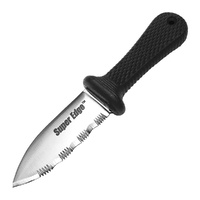 Cold Steel The Super Edge Neck Knife | Serrated, AUS 8A Stainless Steel, CS42SS