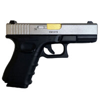 Double Bell Glock G19 Silver GBB Pistol Gel Blaster