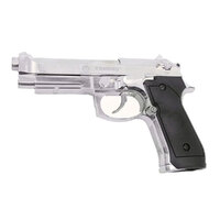 Double Bell Beretta M92 A1 M9 GBB Pistol Gel Blaster- Silver