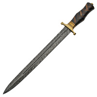 Crypt Crasher Braided Sword | Damascus, Wood
