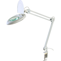 Extac Circular LED Illuminated Clamp Mount Magnifying Lamp