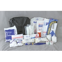 Elite First Aid Kit New Platoon | 23 Items, Black Bag with MOLLE Straps, FA181B