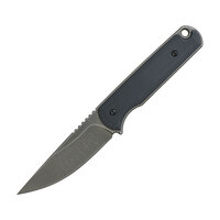 Ferrum Forge Knife Works Lackey Fixed Blade Black | D2 Tool Steel FF001