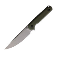 Ferrum Forge Knife Works Lackey XL Fixed Blade OD Green | D2 Tool Steel FF008G