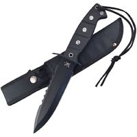 Frost Cutlery Night Raider Bowie | Tactical Combat Knife w/ Nylon Sheath FTX0068BB