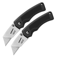Gerber Edge TacHide Utility Knife (2 Pack) | Linerlock, Pocket Clip, Lanyard Hole, G3548TSC