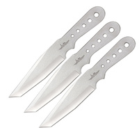 Hibben Small Triple Thrower Knife 3 Set | 7" Overall, Satin Finish, GH5002