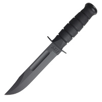 Ka-Bar Black Fighting Knife | 11.75" Overall, 1095 Cro-Van Steel, Kraton G Handle, KA1213