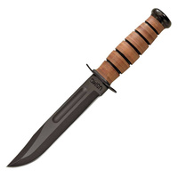 KA-BAR USMC Fixed Blade Fighting Knife | 11.8" Overall, 1095 Cro-Van Steel, KA1217