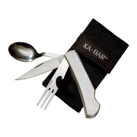 KA-BAR Hobo Outdoor Dining Kit | 6" Overall, 420J2 Stainless Steel, KA1300