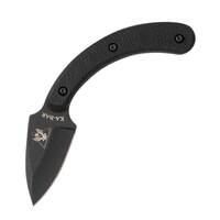 Ka-Bar TDI Ladyfinger Tactical Knife | Black AUS-8A Stainless Powder Coated Blade 1494