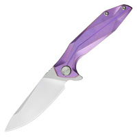Kubey Nova Folding Knife (Purple Titanium)