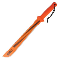 Marbles Sawback 18" Machete | 1075HC Steel, Polypropylene Handle, MR394