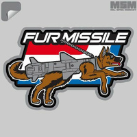 MSM Fur Missile Decal - Full Colour