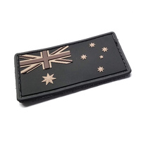 MSM Australian Flag PVC Morale Patch - Ubran