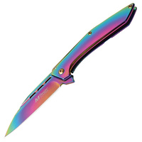 MTech Framelock Spectrum Folding Knife | 3.25" Blade, 3Cr13 Stainless Steel, MT1052RB