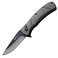 MTech Granite Button Lock Folding Knife (Grey)