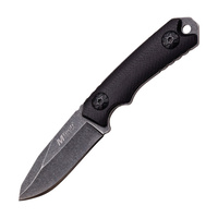 MTech Mini Tactical Neck Knife Black | Stonewashed, G10 Handles, MT2030BK