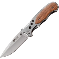 MTech Rosewood Hunter Linerlock Folding Pocket Knife MT423RW