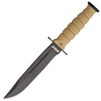 MTech Small Kabai Fixed Blade Neck Knife | Desert Tan