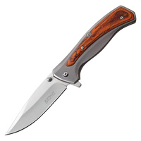 MTech Craftsman Brown Framelock Folding Knife | 3.5" Blade, 3Cr13 Steel, MTA1132BR