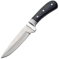 Wild Deer Hunter Full Tang Outdoor Hunting Knife w/ Leather Sheath PA203084