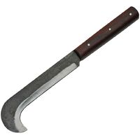 Rite Edge Full Tang Bill Hook Machete w/ Black Leather Belt Sheath PA4426