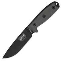 Esee 4 Fixed Blade Knife | Black, 9" Overall, 1095 Carbon Steel, RC4P