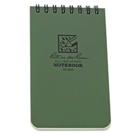 Rite in the Rain Side-Spiral Waterproof Notebook | Olive Drab, 3" x 5"