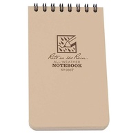 Rite in the Rain Side-Spiral Waterproof Notebook | Tan, 3" x 5"