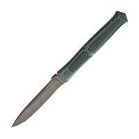 Rough Rider Titanium Stiletto Linerlock Folding Knife | Grey Titanium Coated, RR1859