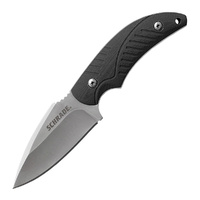 Schrade F66 Fixed Blade Knife | 6.5" Overall, Satin Finish, Drop Point Blade